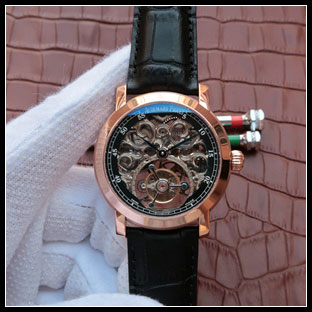 オーデマピゲ メンズ 42mm シースルーバック 自動巻き腕時計