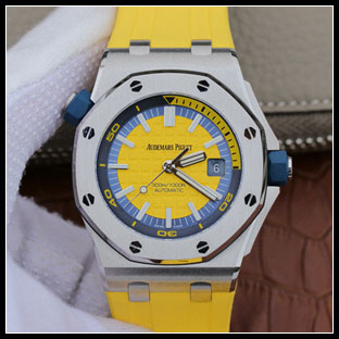 オーデマピゲ メンズ 42mm シースルーバック 自動巻き腕時計 15710ST