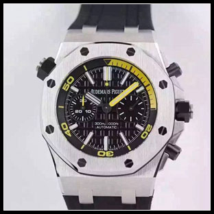 オーデマピゲ メンズ 42mm シースルーバック自動巻き腕時計 26703ST.OO.A027CA.01