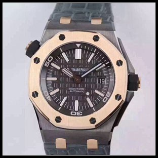 オーデマピゲ メンズ 42mm シースルーバック 自動巻き腕時計 15709TR.OO.A005CR.01