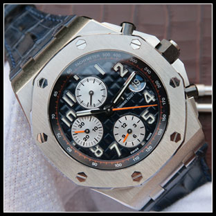 オーデマピゲ メンズ 42mm シースルーバック 自動巻き腕時計 26470ST