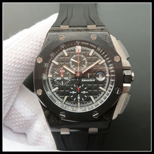 オーデマピゲ メンズ 44mm シースルーバック 自動巻き腕時計 26400AU.OO.A002CA.01