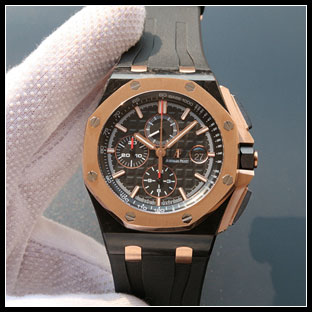 オーデマピゲ メンズ 44mm シースルーバック 自動巻き腕時計 26406FR.OO.A002CA.01