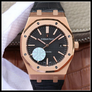 オーデマピゲ メンズ 41mm シースルーバック 自動巻き腕時計 15400