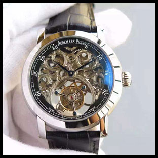 オーデマピゲ メンズ 42mm シースルーバック 自動巻き腕時計