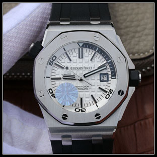 オーデマピゲ メンズ 42mm シースルーバック 自動巻き腕時計 15710