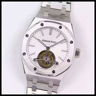 オーデマピゲ メンズ 41mm シースルーバック 手巻き式腕時計 26510ST.OO.1220ST.01