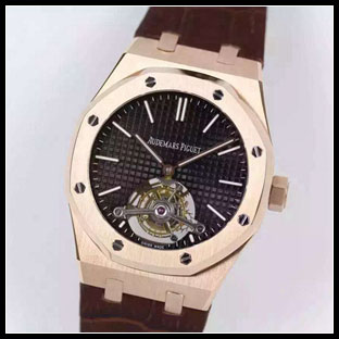 オーデマピゲ メンズ 41mm シースルーバック 手巻き式腕時計 26510OR.OO.1220OR.01