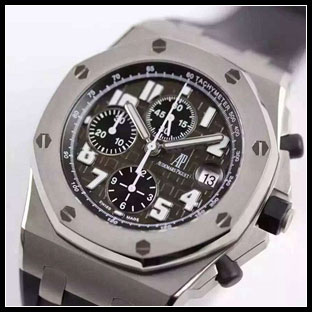オーデマピゲ メンズ 42mm シースルーバック 自動巻き腕時計 26170ST.OO.D101CR.03