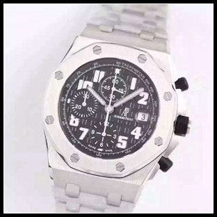オーデマピゲ メンズ 42mm シースルーバック 自動巻き腕時計 26170ST.OO.1000ST.08