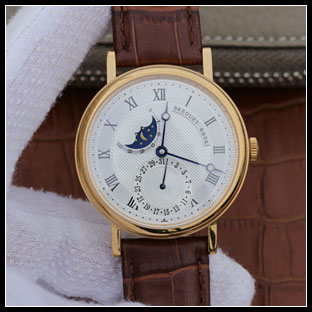 ブレゲ BREGUET メンズ 40mm シースルーバック 自動巻き式腕時計