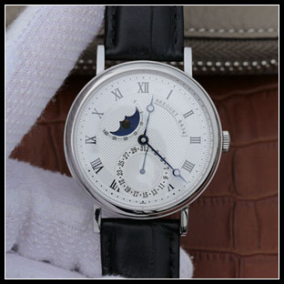 ブレゲ BREGUET メンズ 40mm シースルーバック 自動巻き式腕時計
