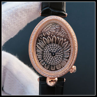 ブレゲ BREGUET レディース 40×31.95mm シースルーバック 自動巻き式腕時計 8958BB/65/974/D00D