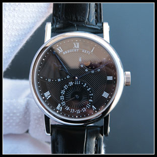 ブレゲ BREGUET メンズ 39mm シースルーバック 自動巻き式腕時計