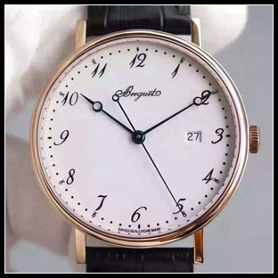 ブレゲ BREGUET メンズ 38mm シースルーバック 自動巻き式腕時計 5177BR/29/9v6