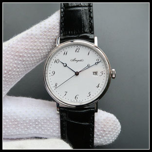 ブレゲ BREGUET メンズ 38mm シースルーバック 自動巻き式腕時計