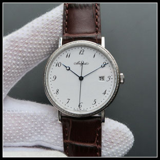 ブレゲ BREGUET メンズ 38mm シースルーバック 自動巻き式腕時計