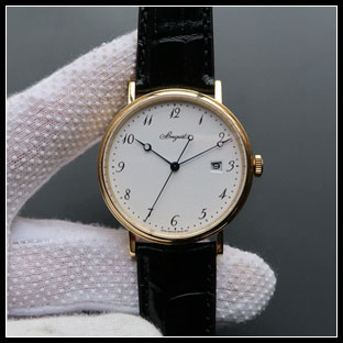 ブレゲ BREGUET メンズ 38mm シースルーバック 自動巻き式腕時計
