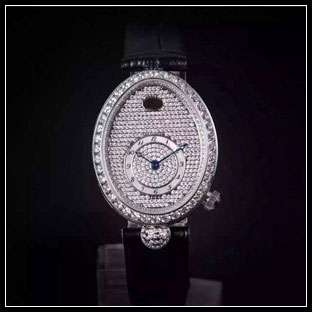 ブレゲ BREGUET レディース シースルーバック 自動巻き腕時計