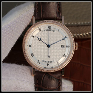 ブレゲ BREGUET メンズ  シースルーバック 自動巻き式腕時計