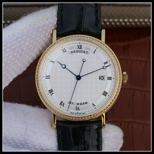 ブレゲ BREGUET メンズ  シースルーバック 自動巻き式腕時計