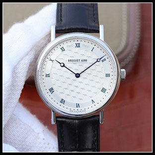 ブレゲ BREGUET メンズ 41mm シースルーバック 自動巻き式腕時計