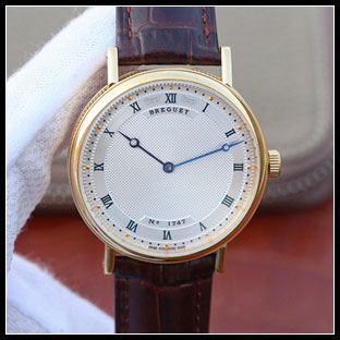 ブレゲ BREGUET メンズ 41mm シースルーバック 自動巻き式腕時計