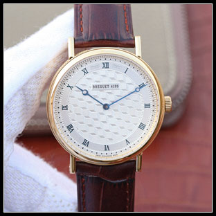 ブレゲ BREGUET メンズ 41mm シースルーバック 自動巻き式腕時計 5967BB/11/9W6