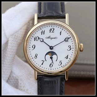 ブレゲ BREGUET メンズ 40mm シースルーバック 自動巻き式腕時計