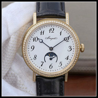 ブレゲ BREGUET メンズ 40mm シースルーバック 自動巻き式腕時計