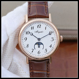 ブレゲ BREGUET メンズ 40mm シースルーバック 自動巻き式腕時計