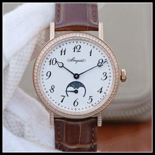 ブレゲ BREGUET メンズ 40mm シースルーバック 自動巻き式腕時計