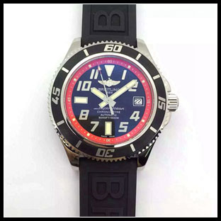 ブライトリング メンズ 42mm 自動巻き腕時計