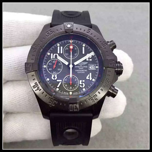 ブライトリング  メンズ  45mm ASIA7750自動巻き腕時計