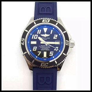 ブライトリング メンズ 42mm 自動巻き腕時計