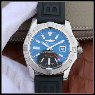 ブライトリング メンズ GF 43mm 自動巻き腕時計