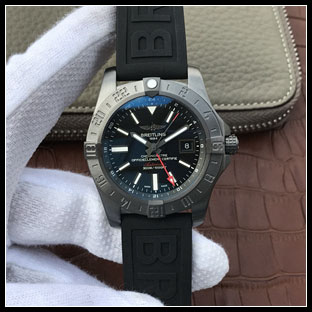 ブライトリング メンズ GF 43mm 自動巻き腕時計