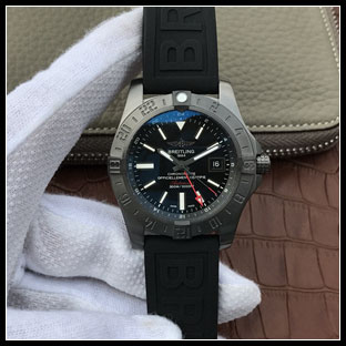ブライトリング メンズ GF 43mm 自動巻き腕時計
