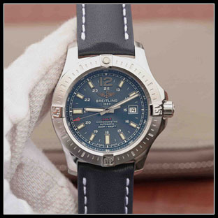 ブライトリング メンズ GF 44mm 自動巻き腕時計