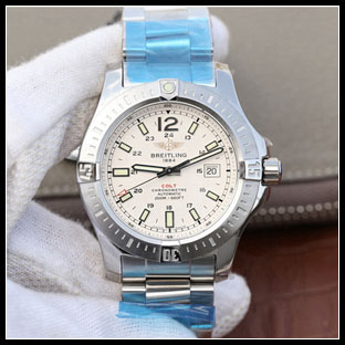 ブライトリング メンズ GF 44mm 自動巻き腕時計