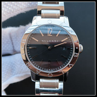 ブルガリ メンズ 41mm  シースルーバック 自動巻き腕時計