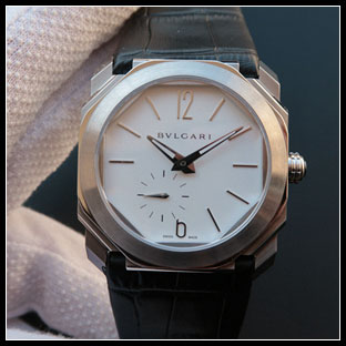 ブルガリ BVLGARI メンズ シースルーバック 40mm 自動巻き腕時計