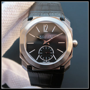 ブルガリ BVLGARI メンズ シースルーバック 40mm 自動巻き腕時計