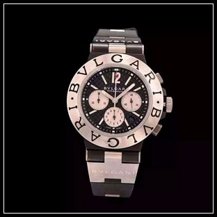 ブルガリ DIAGONO メンズ 44mm 自動巻き腕時計 TI44BTAVDCH