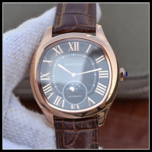 カルティエ メンズ 41mm シースルーバック 自動巻き腕時計 WGNM0008
