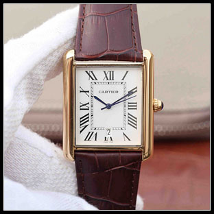 カルティエ メンズ 34×43mm 自動巻き腕時計 W1560017