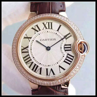 カルティエ メンズ 40mm 自動巻き腕時計 WE902055