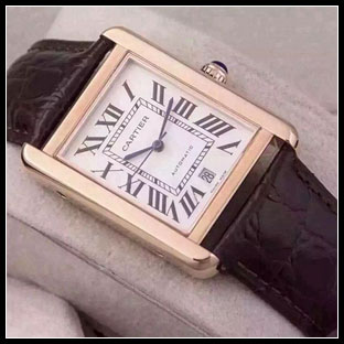 カルティエ メンズ 40.85×31mm 自動巻き腕時計 W5200026