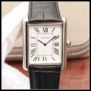 カルティエ メンズ 34×43mm 自動巻き腕時計 W1560017