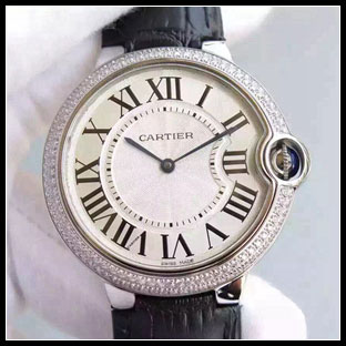 カルティエ メンズ 40mm 自動巻き腕時計 WE902056